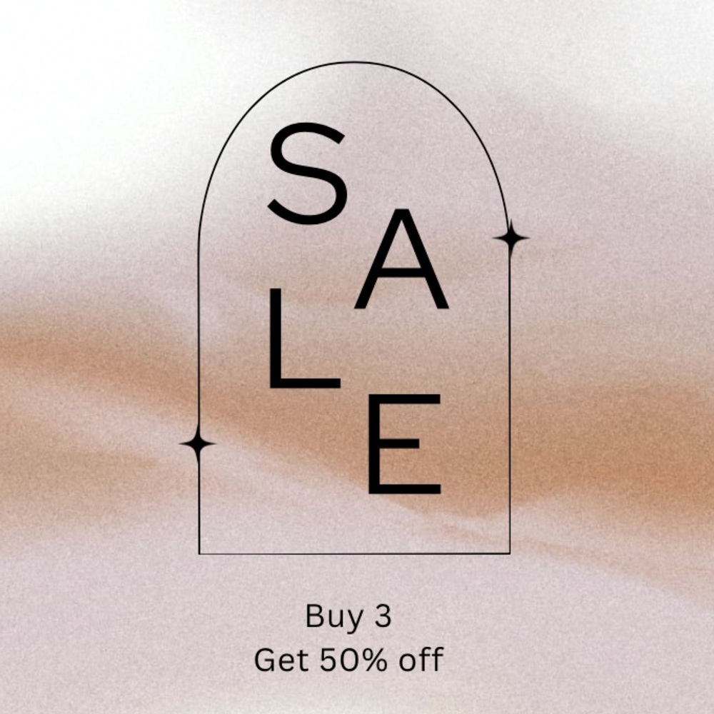 SALE! Buy 3, Get 50% off!